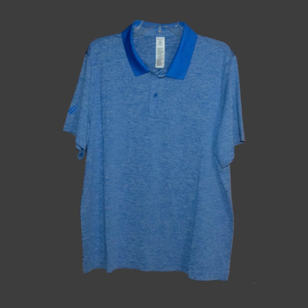 PEAK VELOCITY Men's Sz XL Performance Athletic Polo Shirt - NEW WITH TAGS